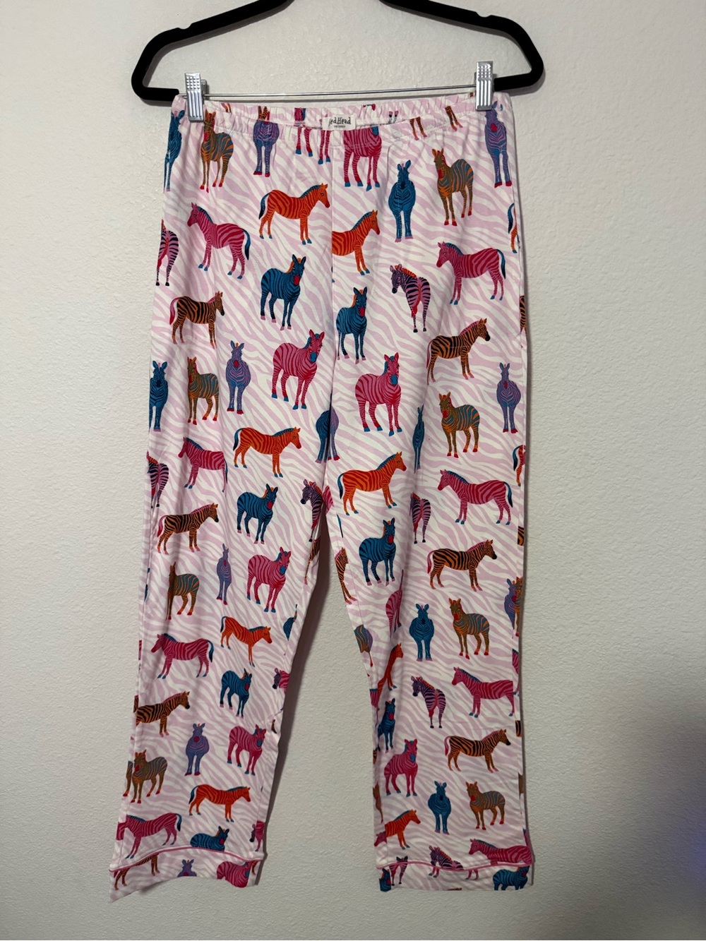 BedHead Set Pink Multi Zebra-Print Button-Front. B2 - Picture 6 of 16